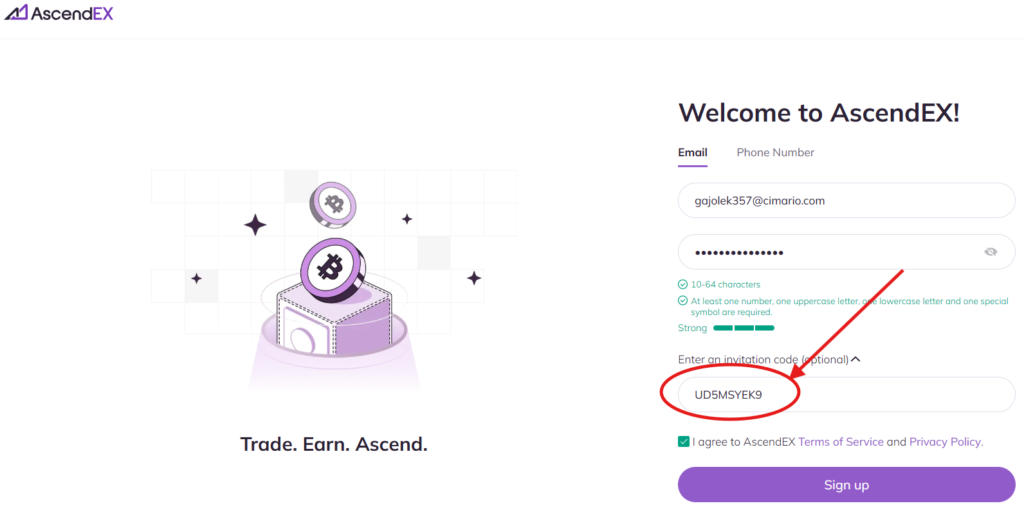 AscendEX Invitation Code “UD5MSYEK9” – Save 20% on Crypto Trading Fees​