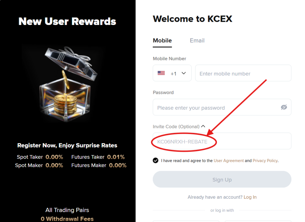 KCEX Exchange Invite Code “KC06NRXH-REBATE” – Get 20% Off Trading Fees + Up to 470 USDT New User Bonus​