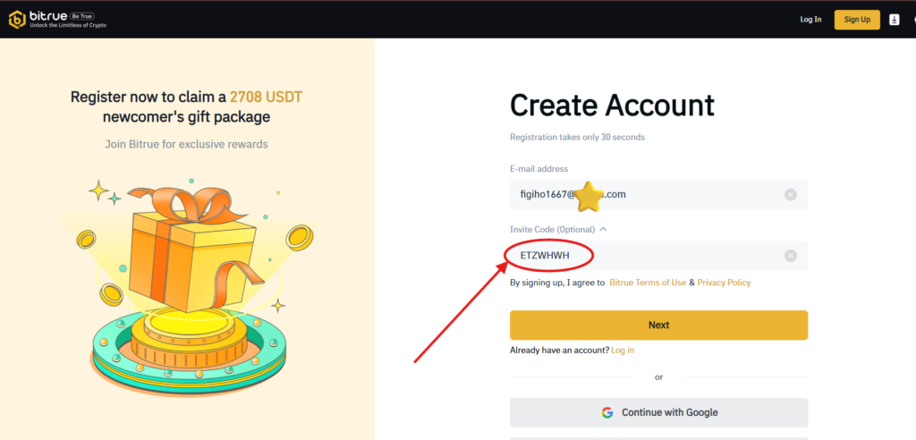 Bitrue Invite Code “ETZWHWH” – Get 15% Off Trading Fees + 2708 USDT New User Bonus
