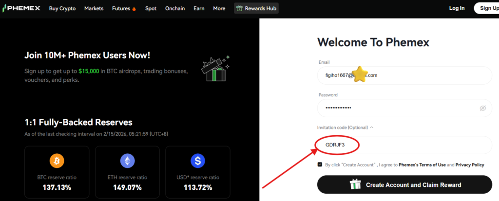 Phemex Invitation Code "GDRJF3" – Get 10% Trading Fee Discount + $15,000 USDT Bonus