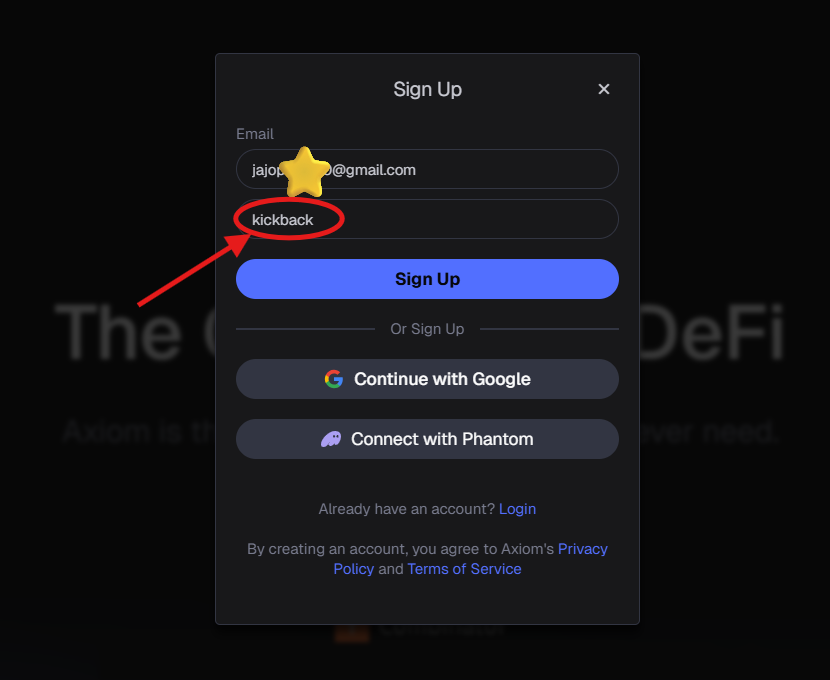 Axiom Trade Invite Code “kickback” – Save 15% Discount on Trading Fees​