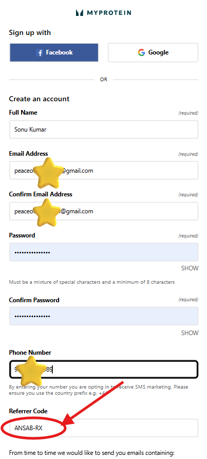 Myprotein Referral Code “ANSAB-RX” - Get £15 Off On First Order​